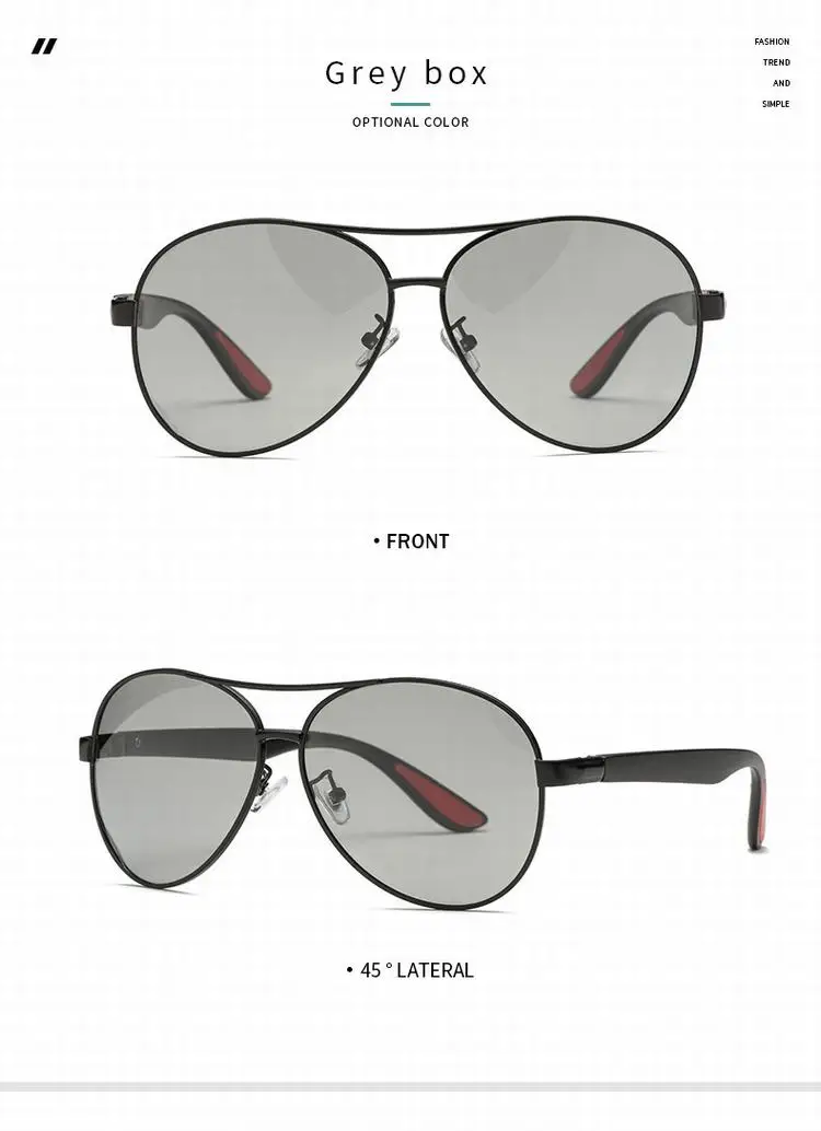 
P3025 brand design classic metal frame pilot drive polarized sunglasses eyewear aviation sunglasses for men night vision glass 