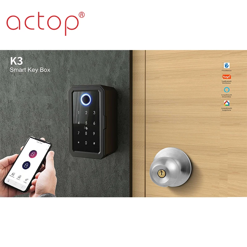Boonlive Shenzhen Waterproof Wifi Ttlock App Smart Door Lock Reader Rfid Biometric Fingerprint Door Access Control System