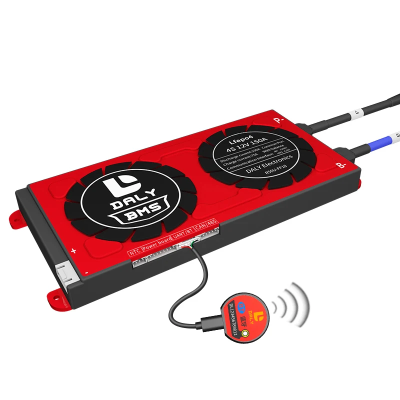 Дейли Смарт BMS литиевая батарея smart Bms 4S 30-500a с UART BT 485 может вентилятор 4s lifepo4 bms