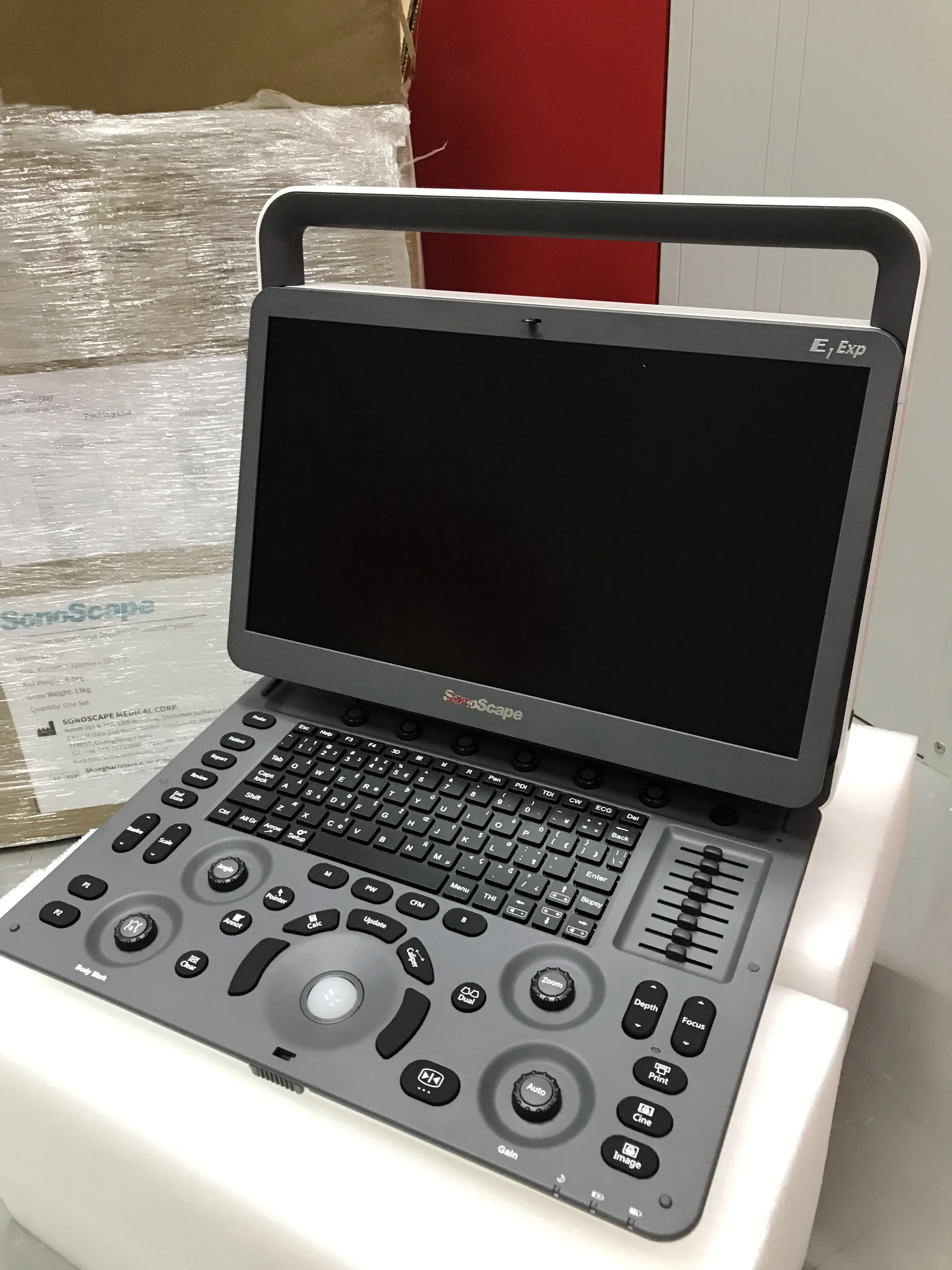 Sonoscape e1 exp ecografo 4d abdominal / Vascular / GYN/OB Cardiac ultrasound machine