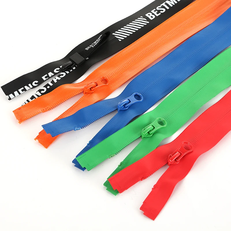 Hot Sale DAWEI zipper factory China good quality factory colors 5# high quality resin garment zipper for tent garment