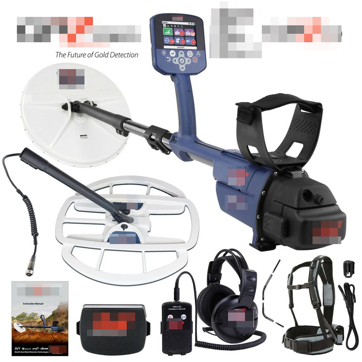 
BUY 2 GET 2 FREE IN STOCK | Mine lab GP 7000 All Terrai Gold Metal Detector with GP Gold Metal 19