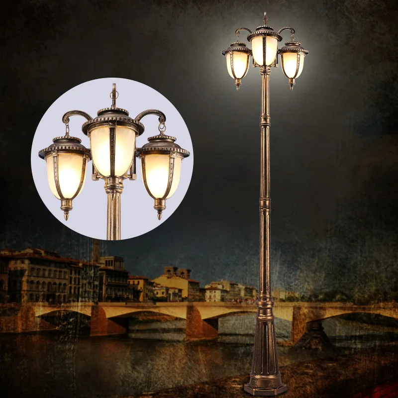 European Landscape Lights Antique Garden Lights 2/3 Headlights Park Road Garden Engineering Lighting