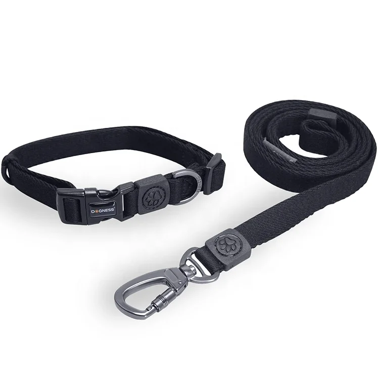 Support Customized Dogness Pet Reflective Nylon Dog Leash Comfortable Padded Traction Training Pet Rope with Reflective Rope