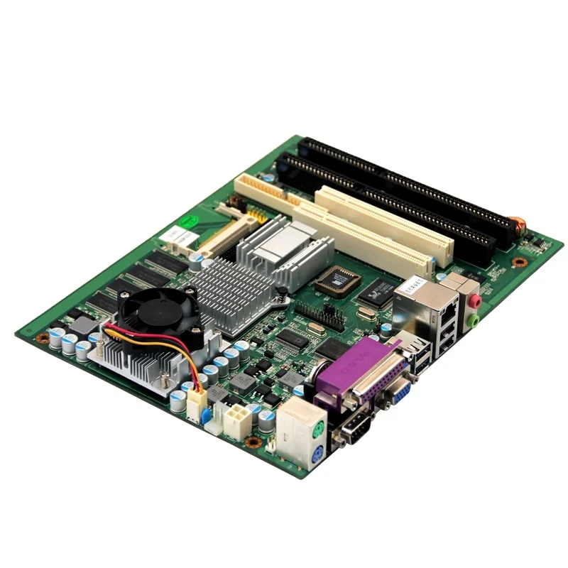 Встроенная Промышленная материнская плата ISA с Pentium/Celeron M CPU на борту 512M RAM 2 * COM 8 * USB