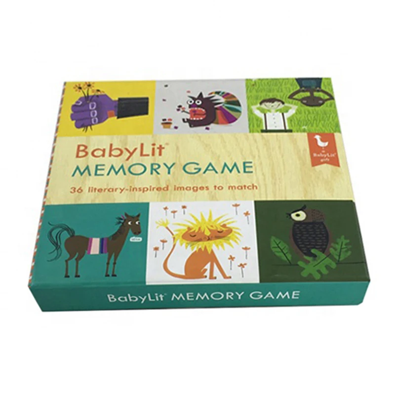 Top Sale Children Educational Custom Playing Card Custom Memory Game Cards