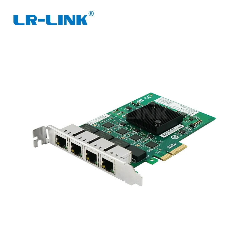 LRLINK PCIe x4 четырехпортовая медная гигабитная промышленная Автоматическая карта RJ45 TV Express NIC на основе Intel I210 широкий температурный ранг