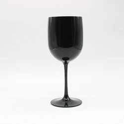 China manufacture high quality simple plastic champagne glass popular colorful customized wine glass