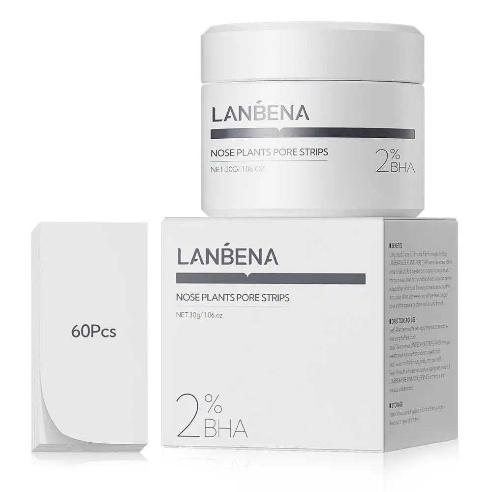 Lanbena New Upgrade nose strips for black head remover natural skin care for All skin stype
