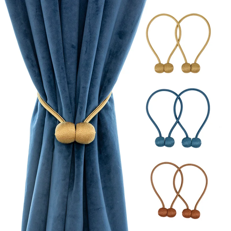 Hot Sale Magnet Curtains Bandages Buckle Creative Home Textile Curtain Strap Buckle Holder Window Decorative Accessories