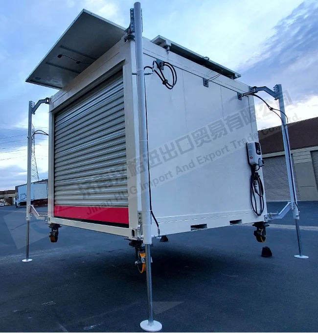 Outdoor prefabricated restaurant fast food kiosk mobile container coffee shop design container mobile lifting system