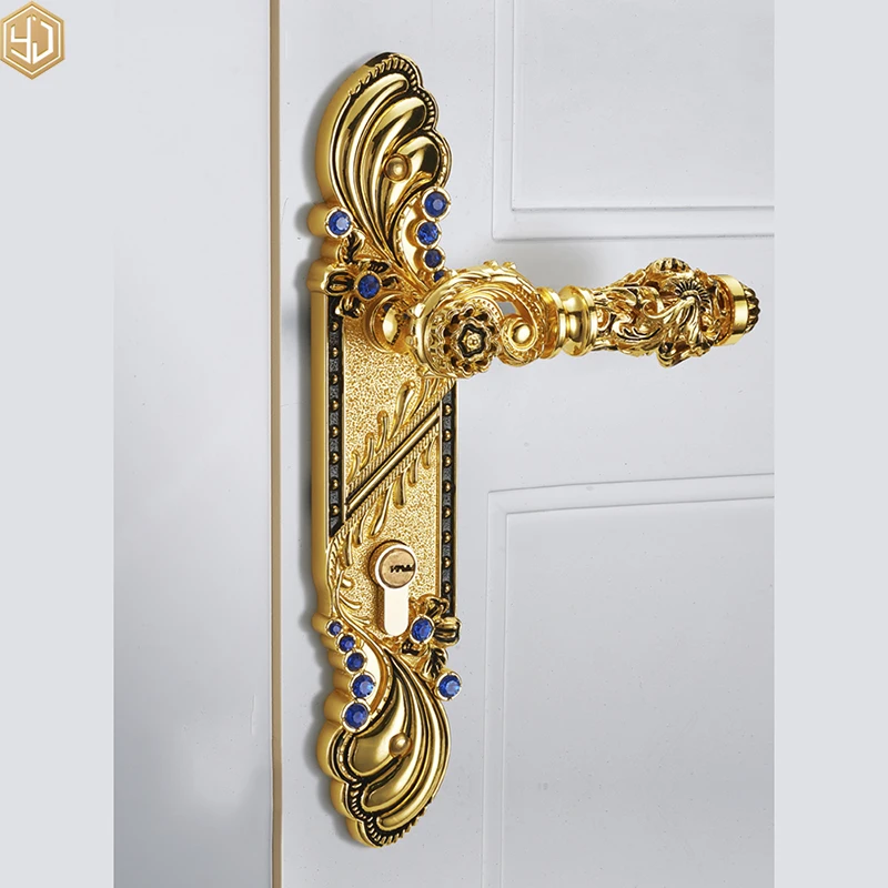 Luxury American Wooden Door Zinc Alloy Lock Silent Door Lock Universal Lock Wholesale