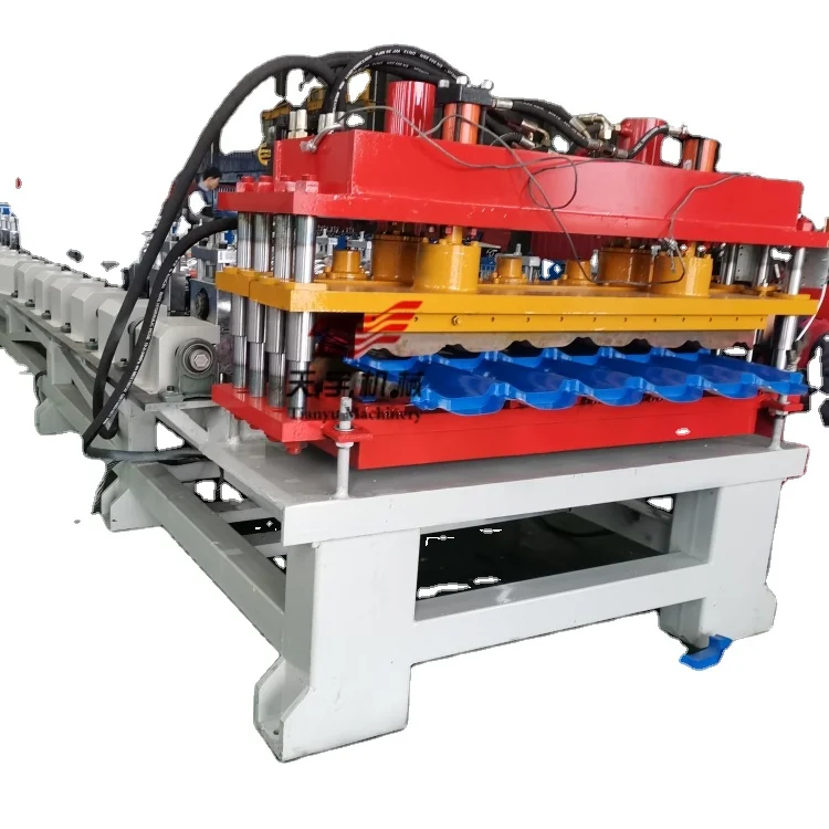 High Quality Metal Ibr Sheet Roof Galvanized Steel Glazed Roof Tile Roll Forming Machine