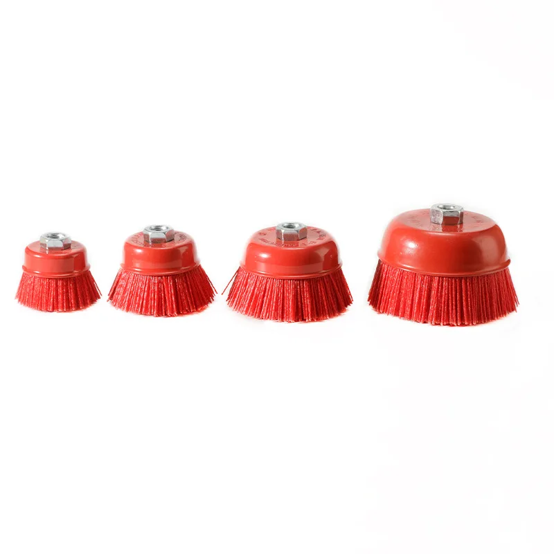 Pexmientas Removal Rust Corrosion Paint Nylon Filament Abrasive Wire Brush Wheel Cup Brush