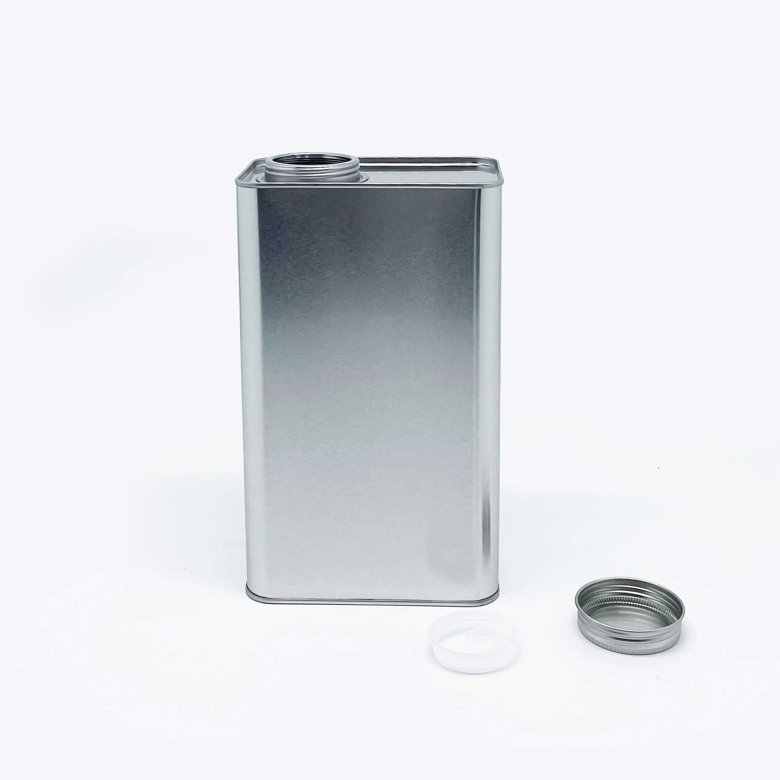 Customized Sliver 500g 800g 1kg Metal Food Storage Packaging Coffee Bean Tin Can