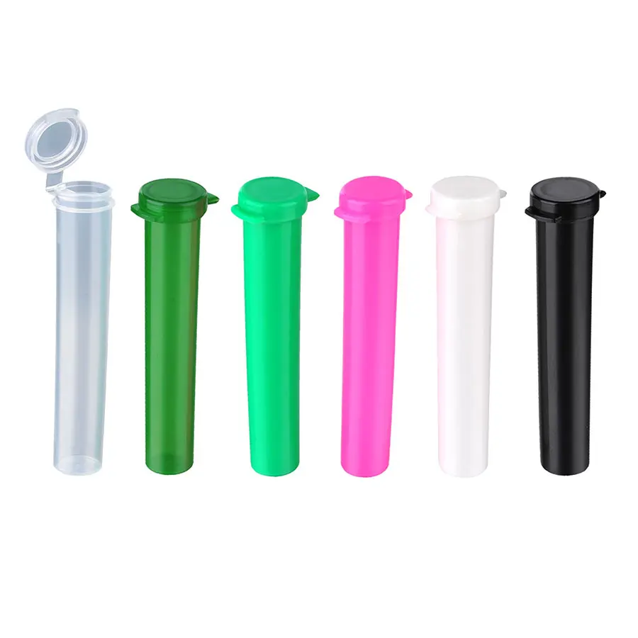 14ml 23ml Mini Slim Plastic Straight J Vials with Hinged Cap