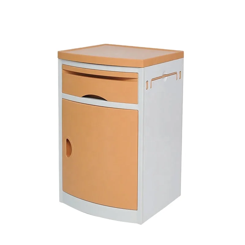 High Quality Hospital Furniture Movable Hospital Locker Abs Portable Hospital Bedside Cabinet
