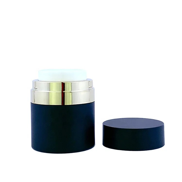 
factory screen airless jar green color 50ml airless cream pump jar 15ml 30ml 50ml 100 ml airless serum jar for cream 