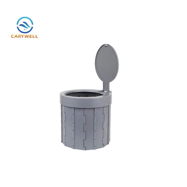 Car Travel Camping Folding Stool Mobile Plastic Portable Toilet For Sale
