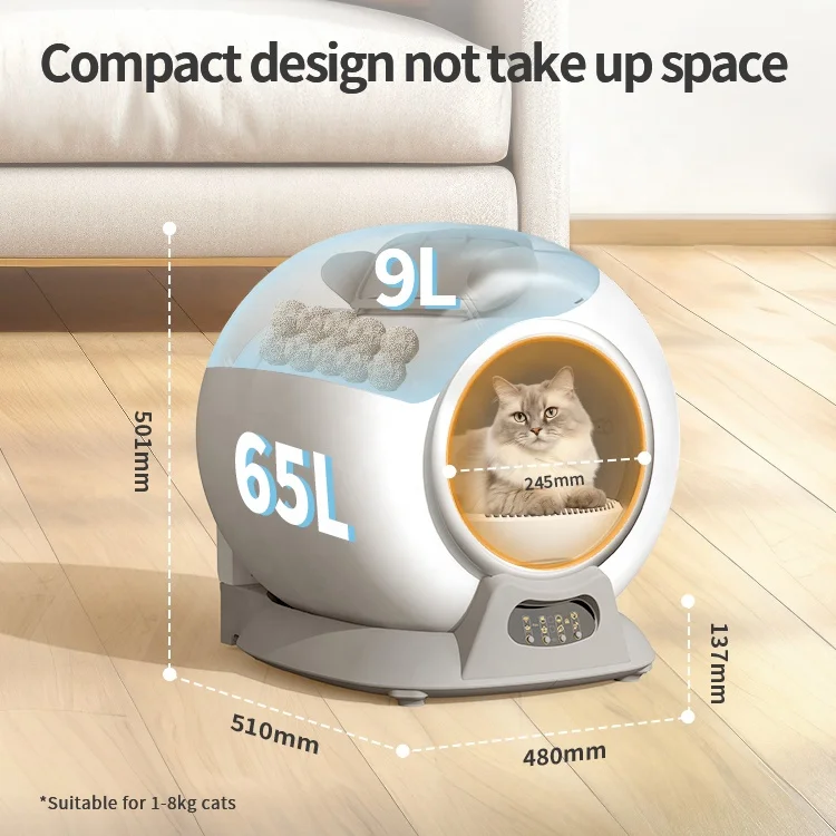 Hot sale Electric Cat Litter Box Automatic Self-Cleaning Smart Cat Toilet Large Capacity For Cats Pet Products