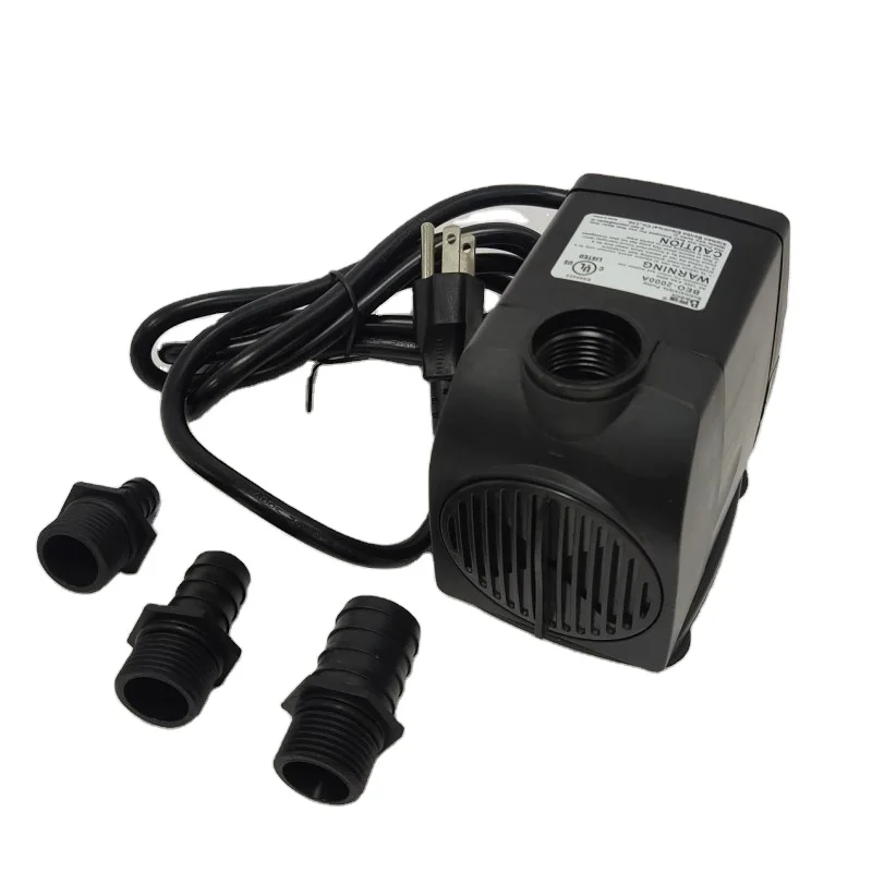 Benbo High pressure Flow rate 2000L/H 520GPH 45W micro water pump for garden fountain pump