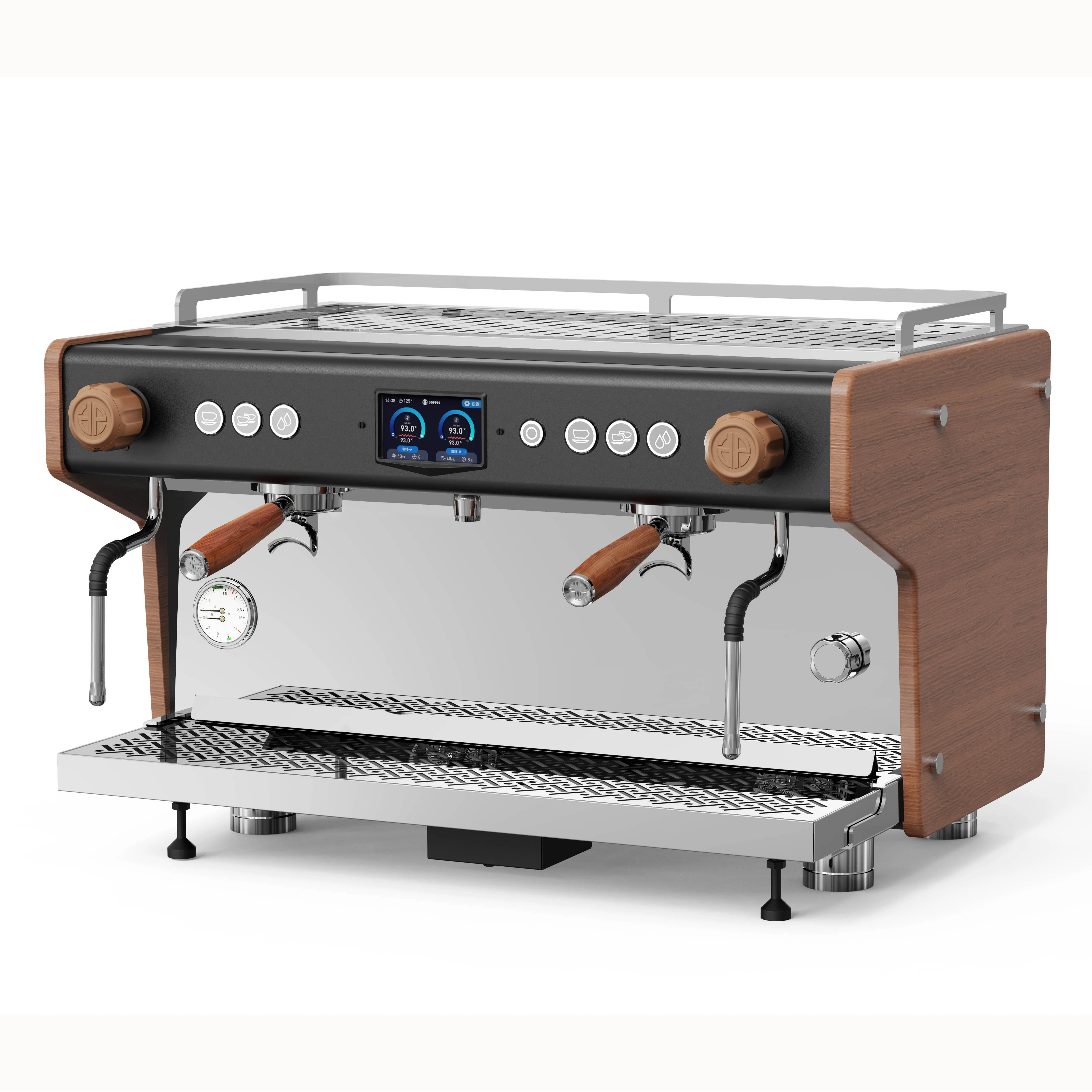 Профессиональная Коммерческая Кофеварка Barista Cappuccino Китай 2 группы автоматическая машина для кофе Moka эспрессо продажи
