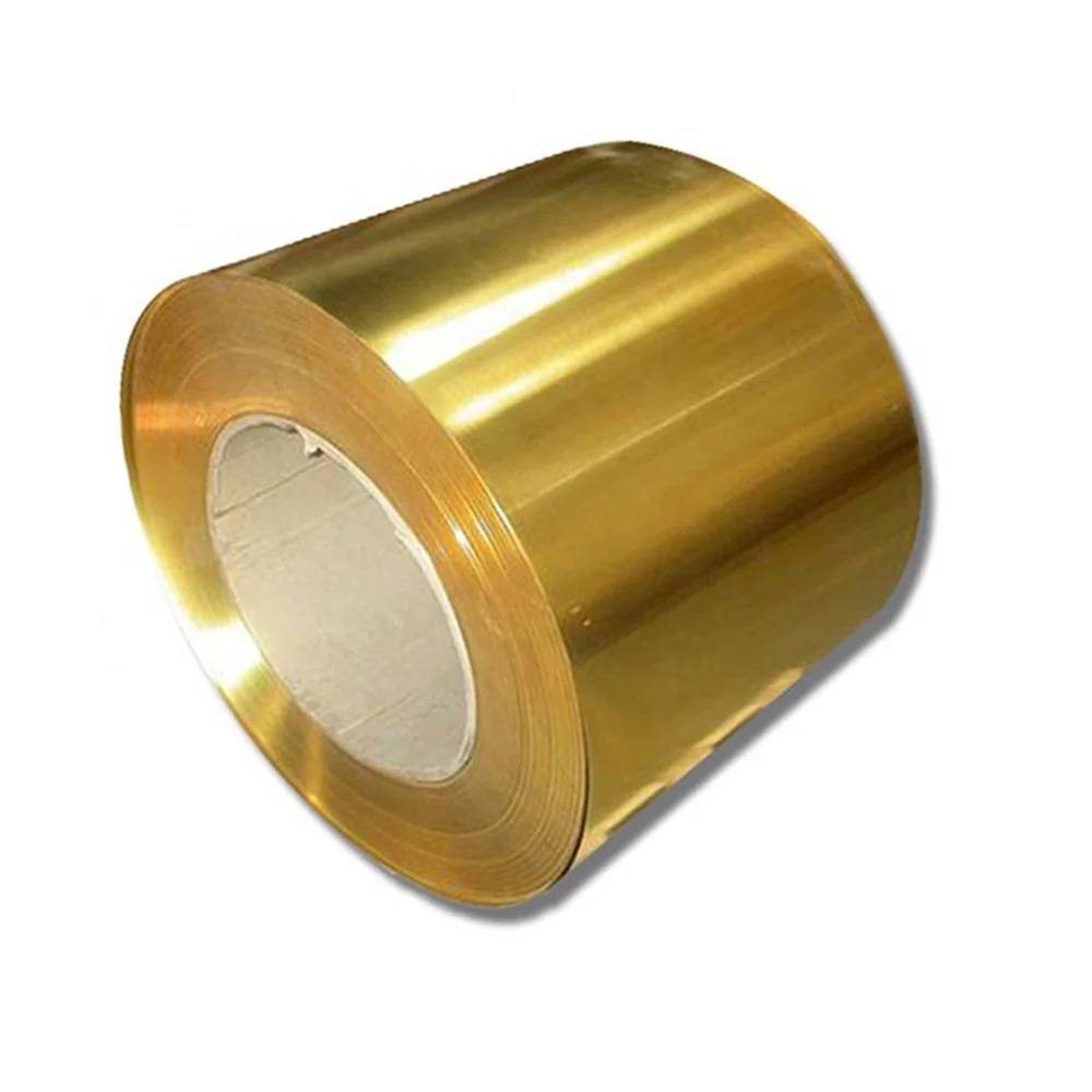 Golden Lacquered Tin Plated CA Finished Printed Tinplate Steel Coil