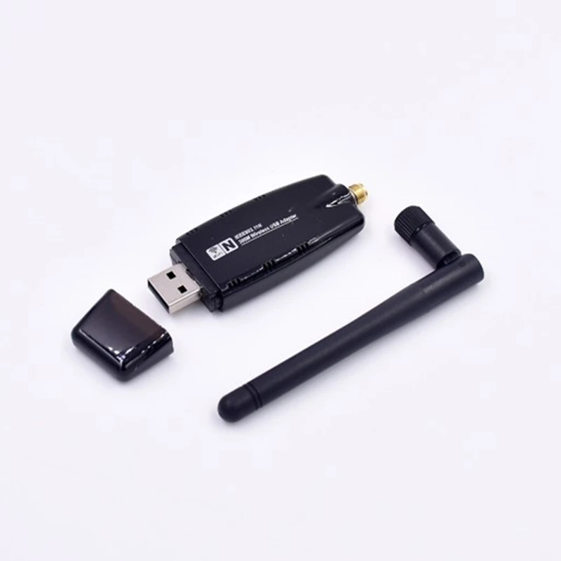 Мини USB Wi-Fi адаптер Антенна Wi-Fi Сетевая карта Lan беспроводной сетевой ключ 300 Мбит/с 20 дБ 802.11b/n/g
