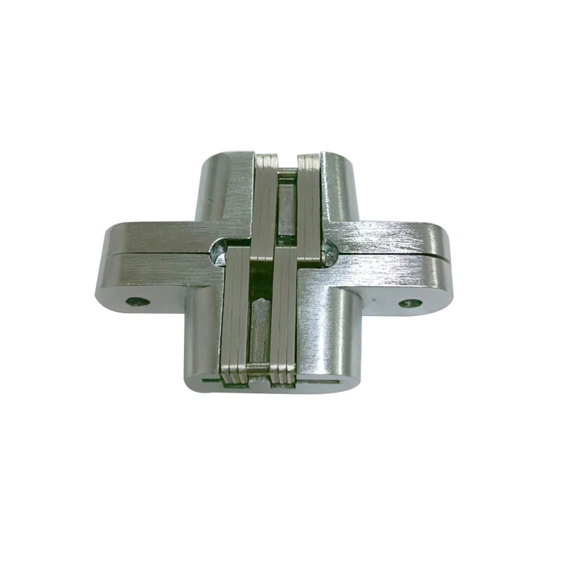 Cabinet Door Concealed Hinge Cross Zinc Alloy Folding Door Concealed Hinge Manufacturer