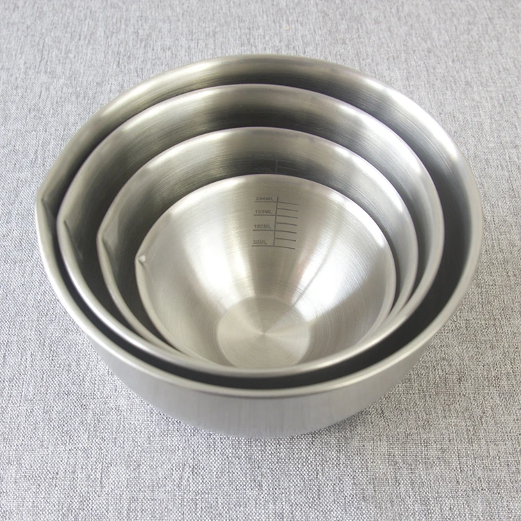 color mixing bowls nested  mixing bowls stainless steel mixing bowls (set of 4)