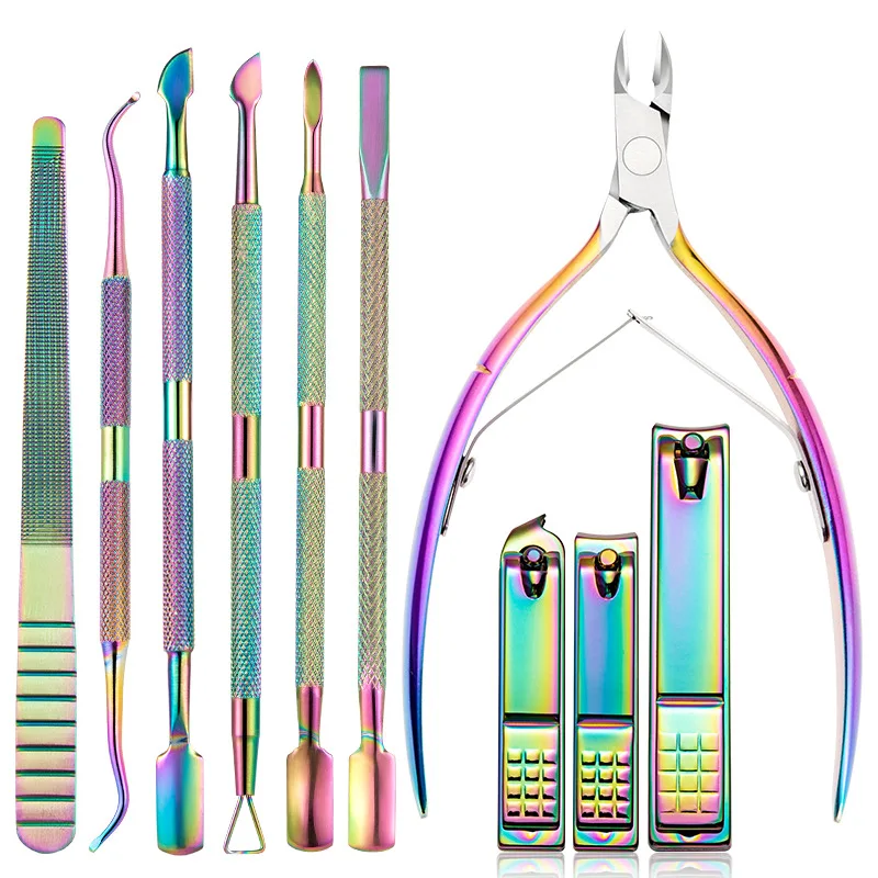 wholesale Nail art Spoon Pusher Manicure Tool Stainless Steel Cuticle Pusher