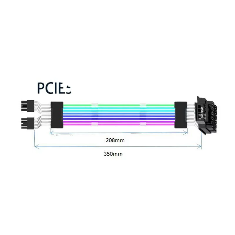 Удлинительные кабели PLUS V2 24pin RGB, длина 220 мм, 120 удлинительные кабели 24pin RGB, длина 220 мм, 120 количество светодиодов, удлинительные кабели