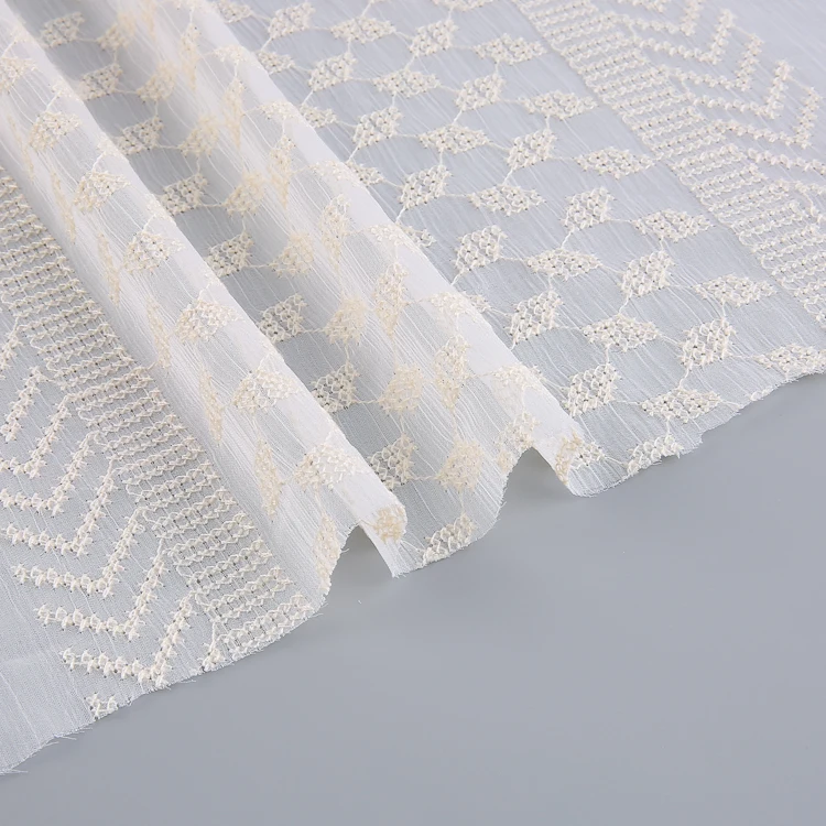 HA-16279B Competitive price white polyester lightweight fabric for wedding