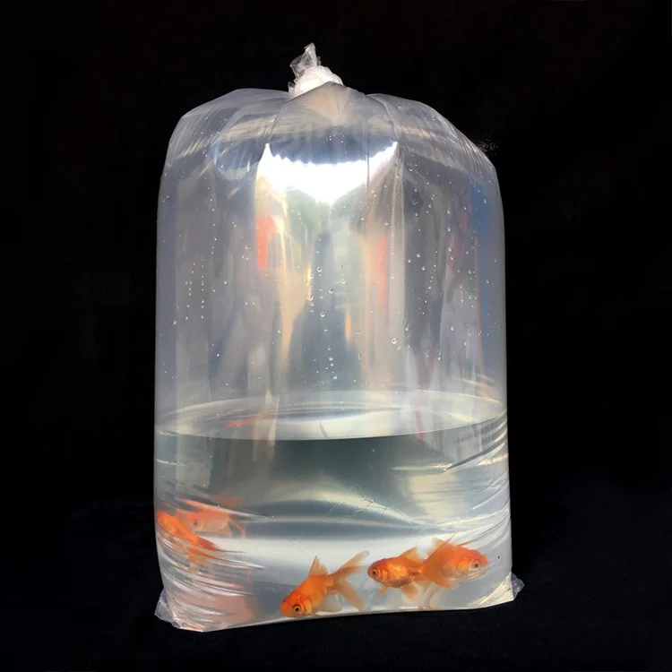 Полиэтиленовый пакет LDPE для золотой рыбки плоский полиэтиленовый Барьерный мешок рыбы