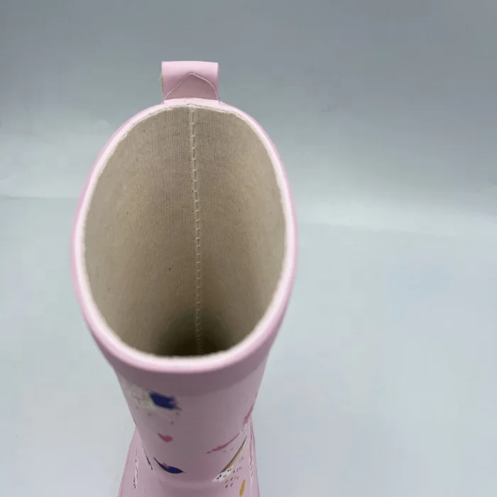 Baby Girl Pink Cute Rain Boot Wellington Boot Kid Brand Rain Boots Waterproof