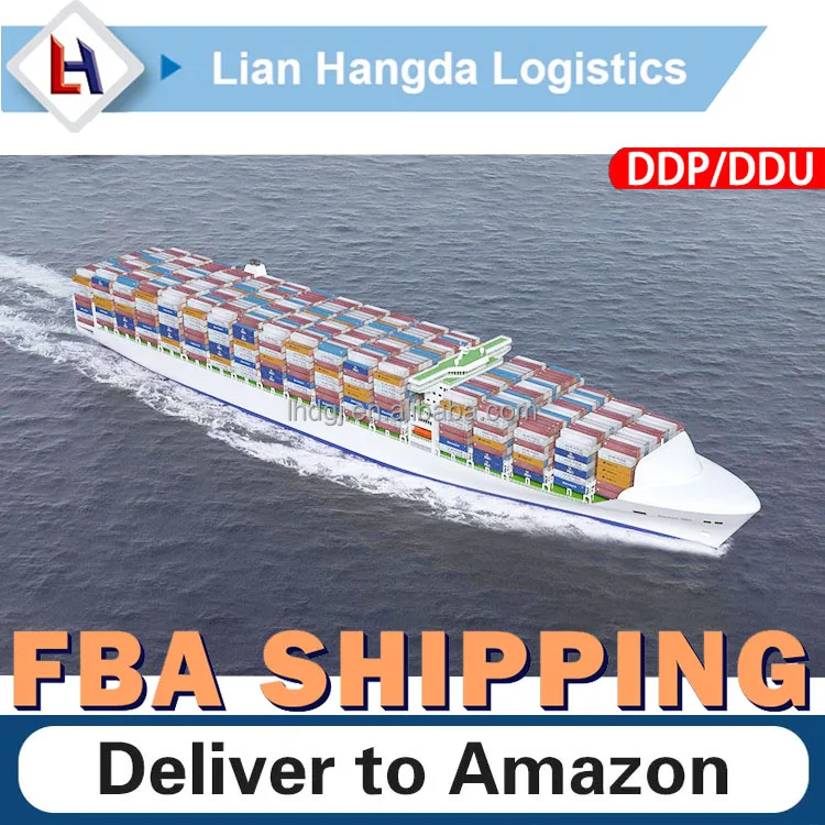 Cargo To ONT8/LAX9 Amazon Warehouse USA Sea Freight LCL Logistics Shipping Delivery Agent From China DDP DDU Container Shipment