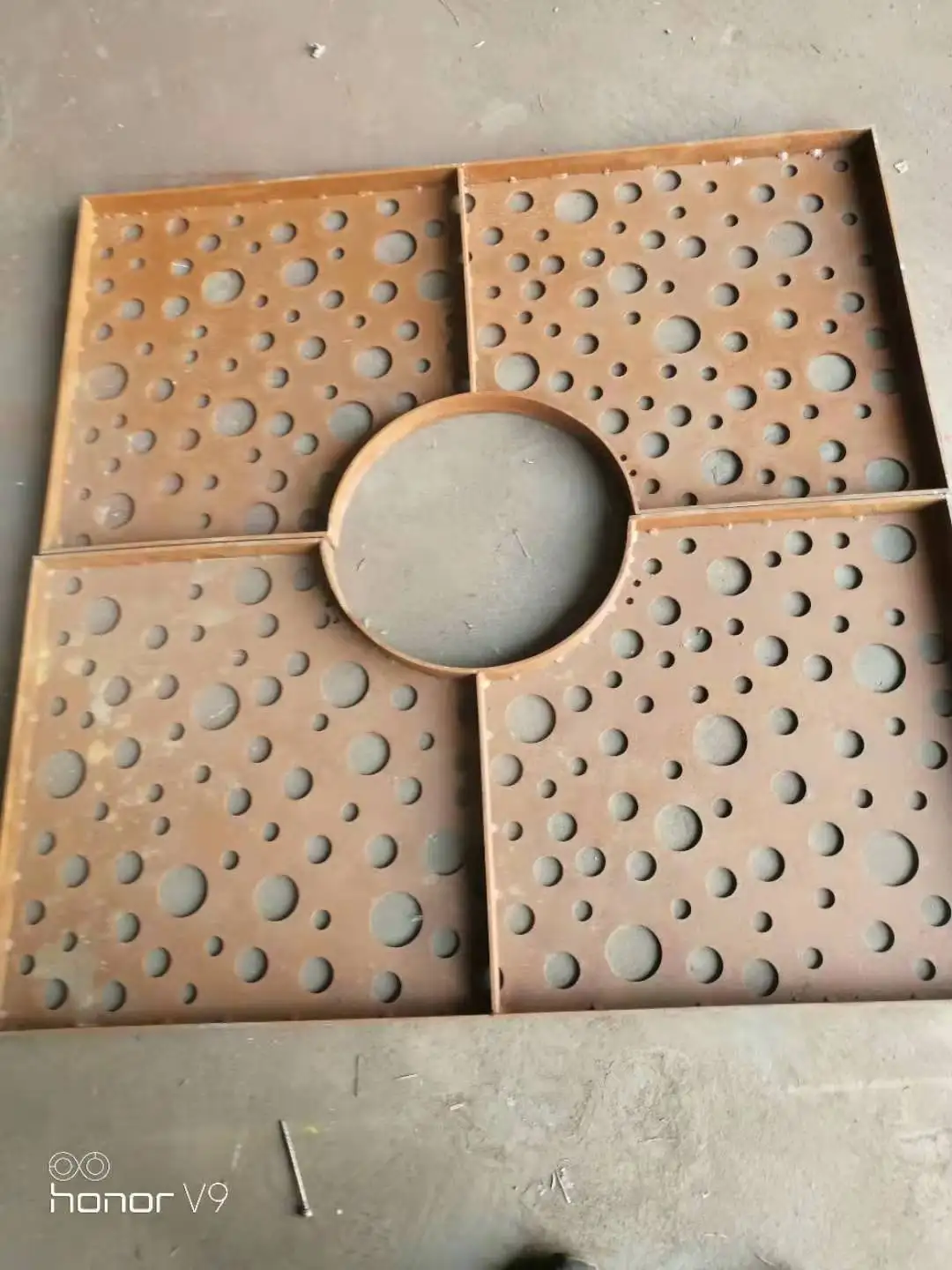 New design metal tree grating rust tree grating corten corten steel tree grills/grate and guards