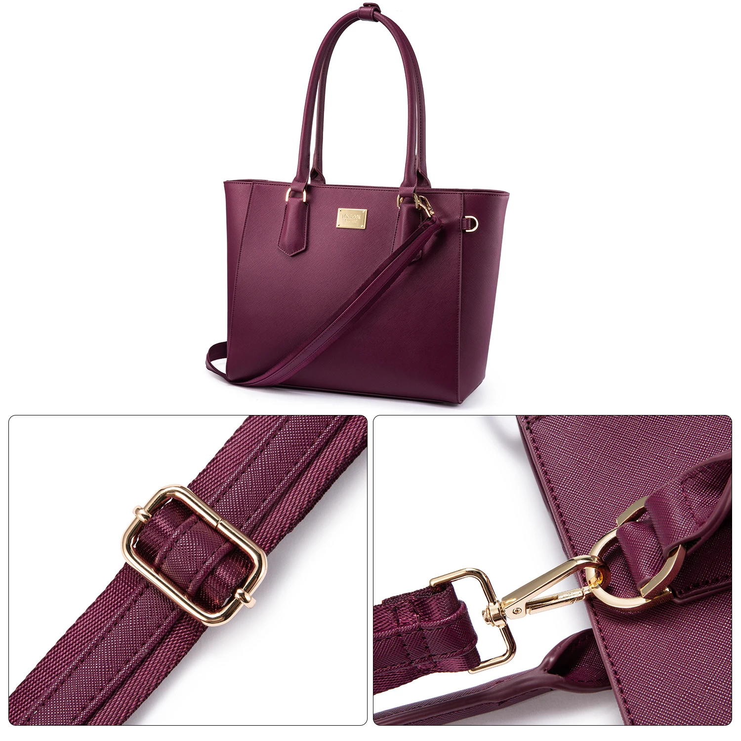 Женский портфель для ноутбука 15 6 дюйма Lovevook сумка покупок женская на плечо большая рабочая Многофункциональная Кожаная Сумка-тоут молнии