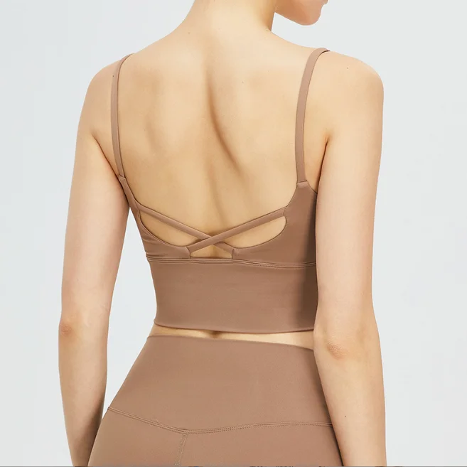 A new taupe colourway elegant women gym wear Buttery soft fitness yoga wear yoga set Womens Biker Shorts And Sports Bra Set