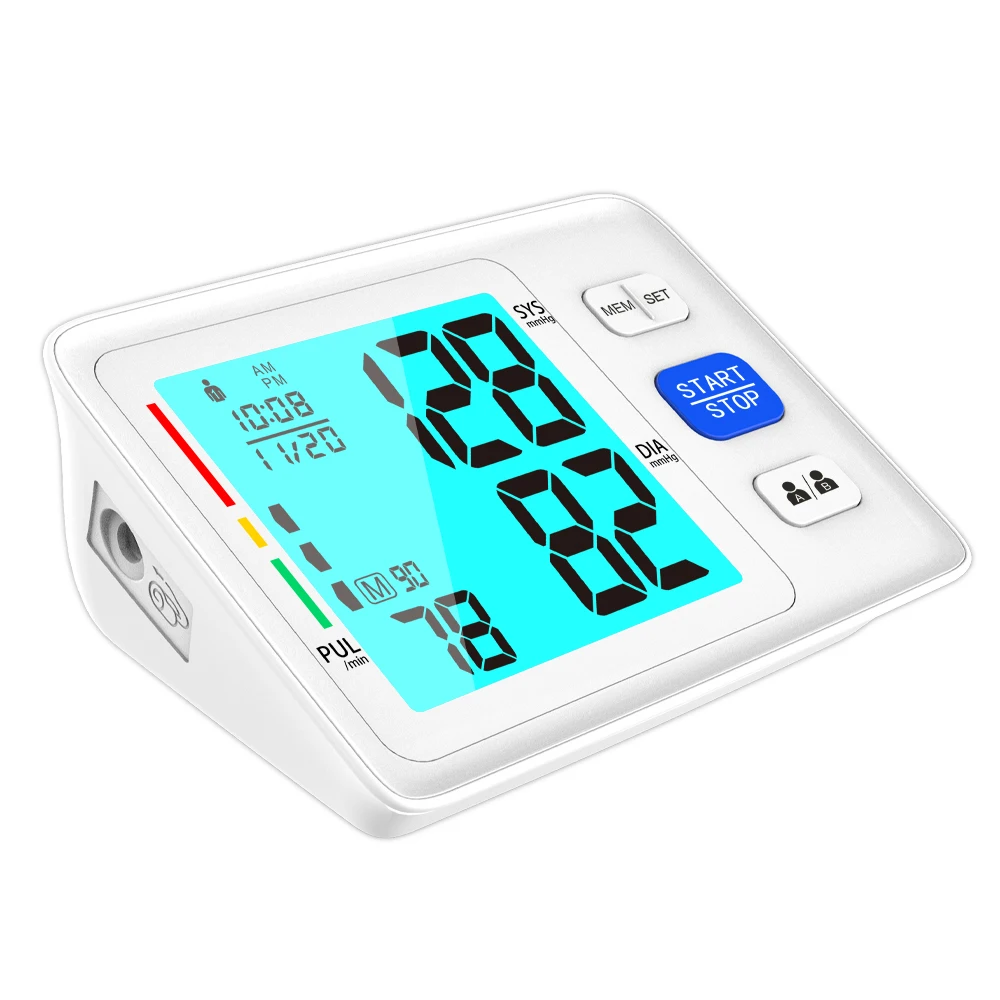 Wrist High Meter Oscillometric Blood Pressure Measuring Smart Heart Automatic Bp Monitor