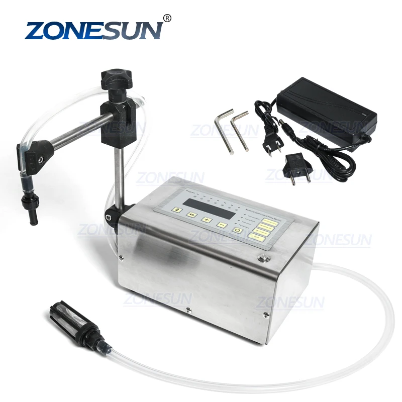 ZONESUN электрическая портативная машина для розлива жидкости мини маленькая бутылка воды цифровой насос парфюма молока оливкового