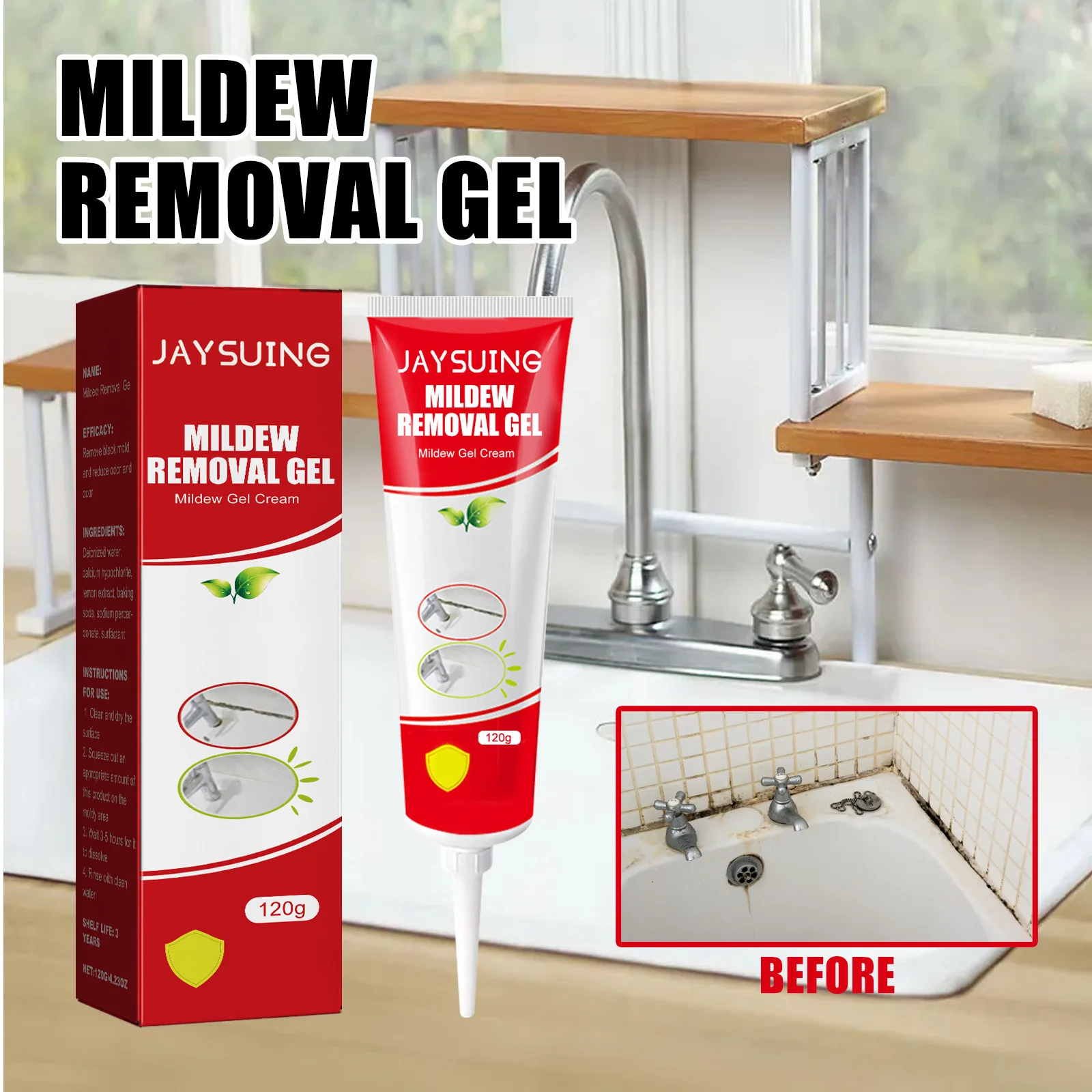 Wholesale Mold Remover Gel Mildew Cleaning Agent Household Tile Stain Agent Wall Mildew Remover Cleaner Gel