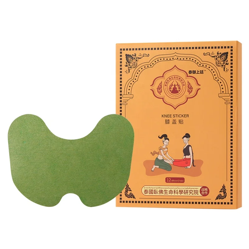 Thailand  Reclining Buddha knee Patch Warm Body Point Plaster From Factory