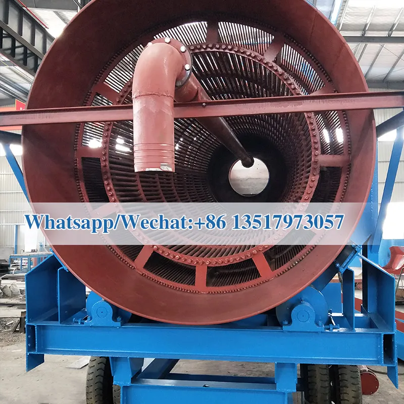 
Mobile alluvial placer gold mining equipment 