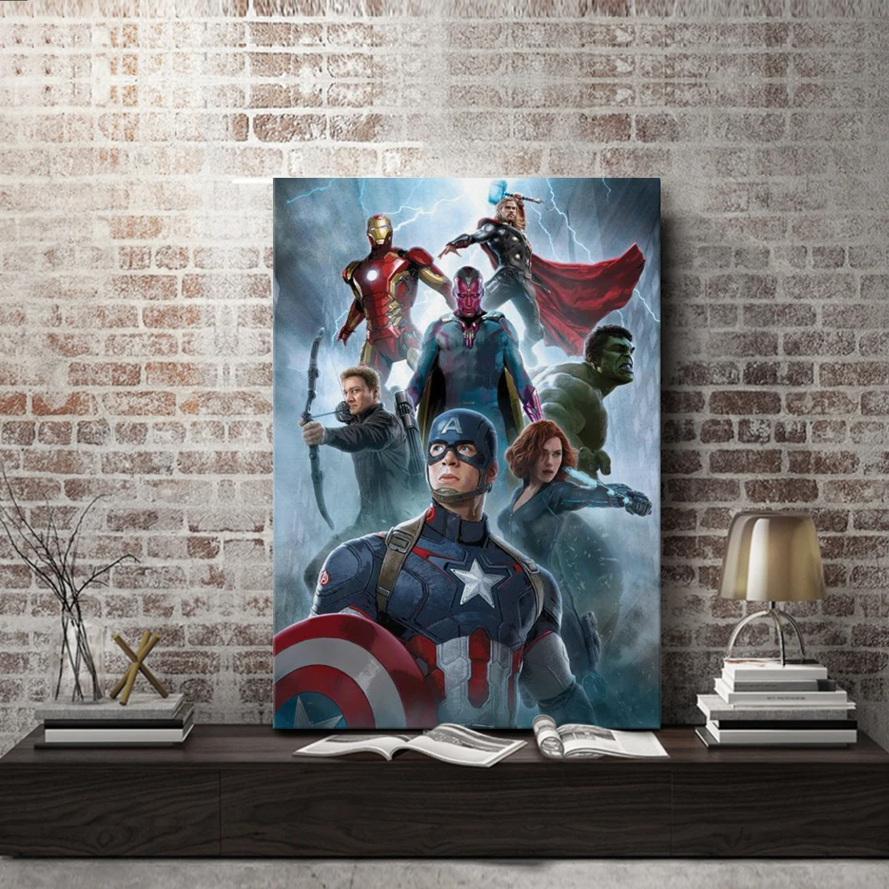 Супергерой Marvel холст HD Печать художественная живопись для декора