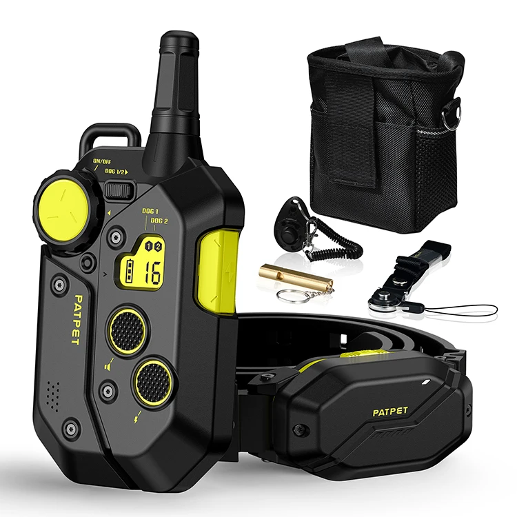 High Quality 1200M Control Range Beeper Collar Dog Training Collar With Remote Dog Shock Collars Pet Training For Dogs