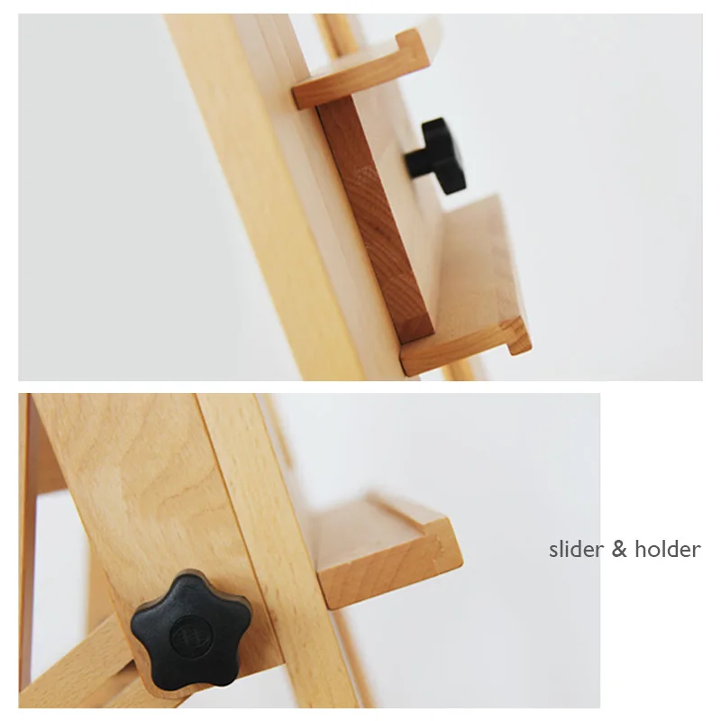 High quality artist tabletop wooden drawing easel stand for kids