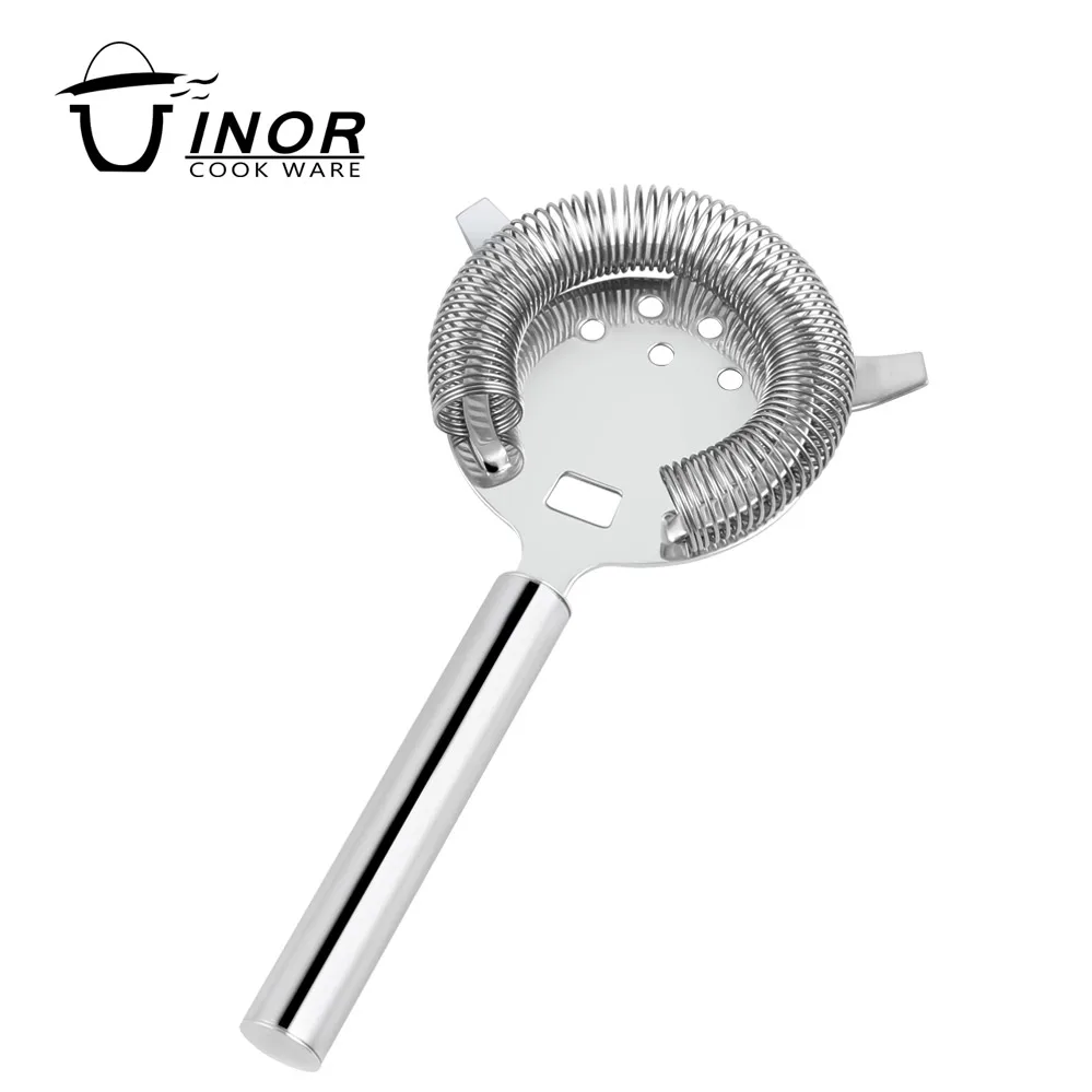 Factory Wholesale Bar Strainer Cocktail Strainer Stainless Steel Strainer With Handle