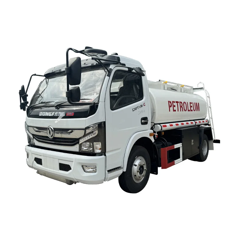 Dongfeng небольшой 5CBM заправка нефти Автоцистерна 4x2 сырой бензин дизельный бензиновый топливный бак грузовик