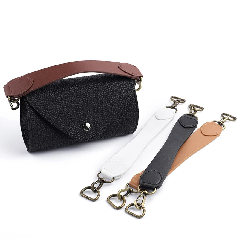 Bag accessories Extension Shoulder purse bag Pu chain with D rings hand holding wrist PU strap